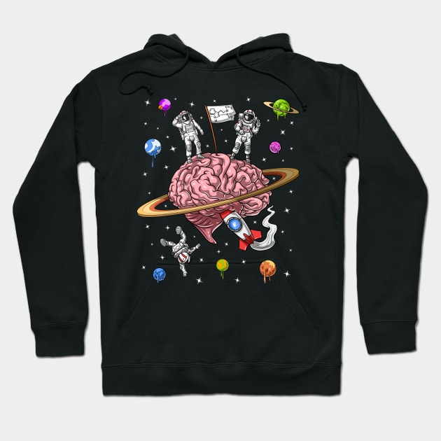 Psychedelic Astronauts DMT Trip Hoodie by underheaven